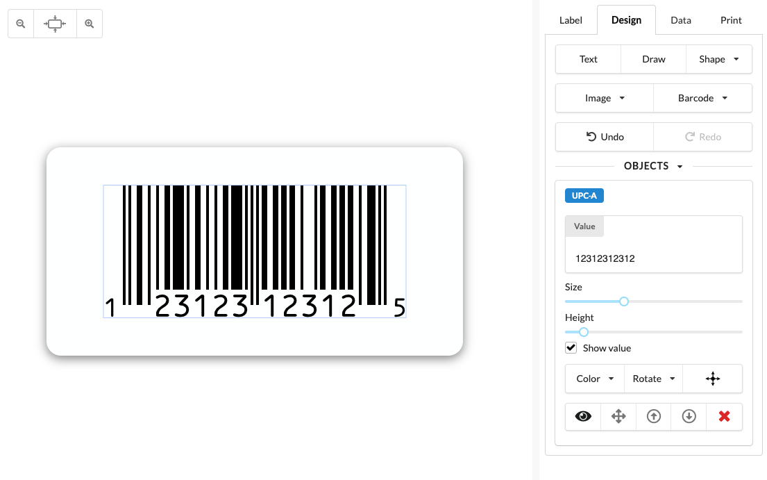 Generate GTIN-14 logistic compatible ITF-14 barcodes and EAN and UPC for point of sale.