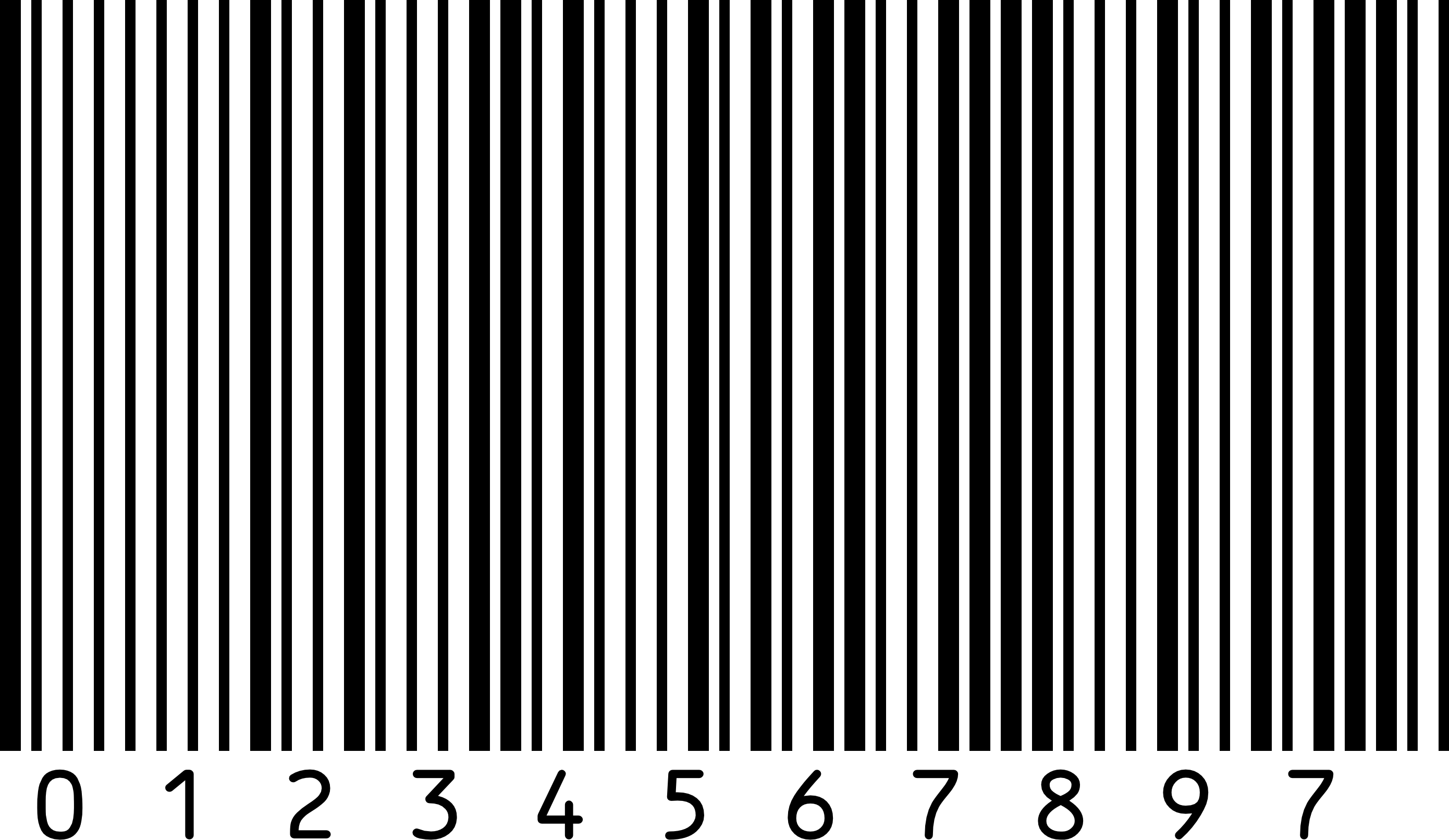 Example MSI Modified Plessey Barcode
