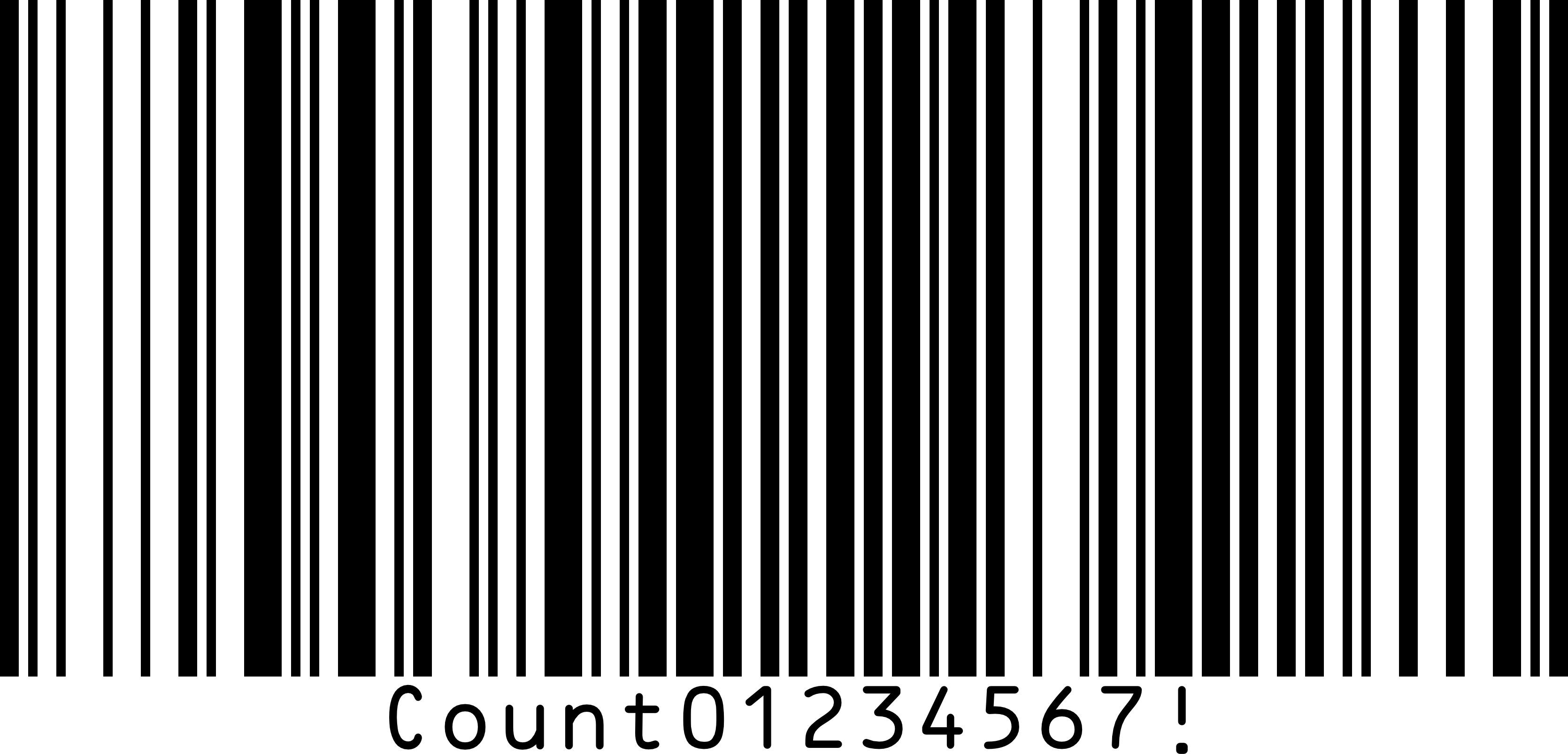 Example of Code128 Barcode