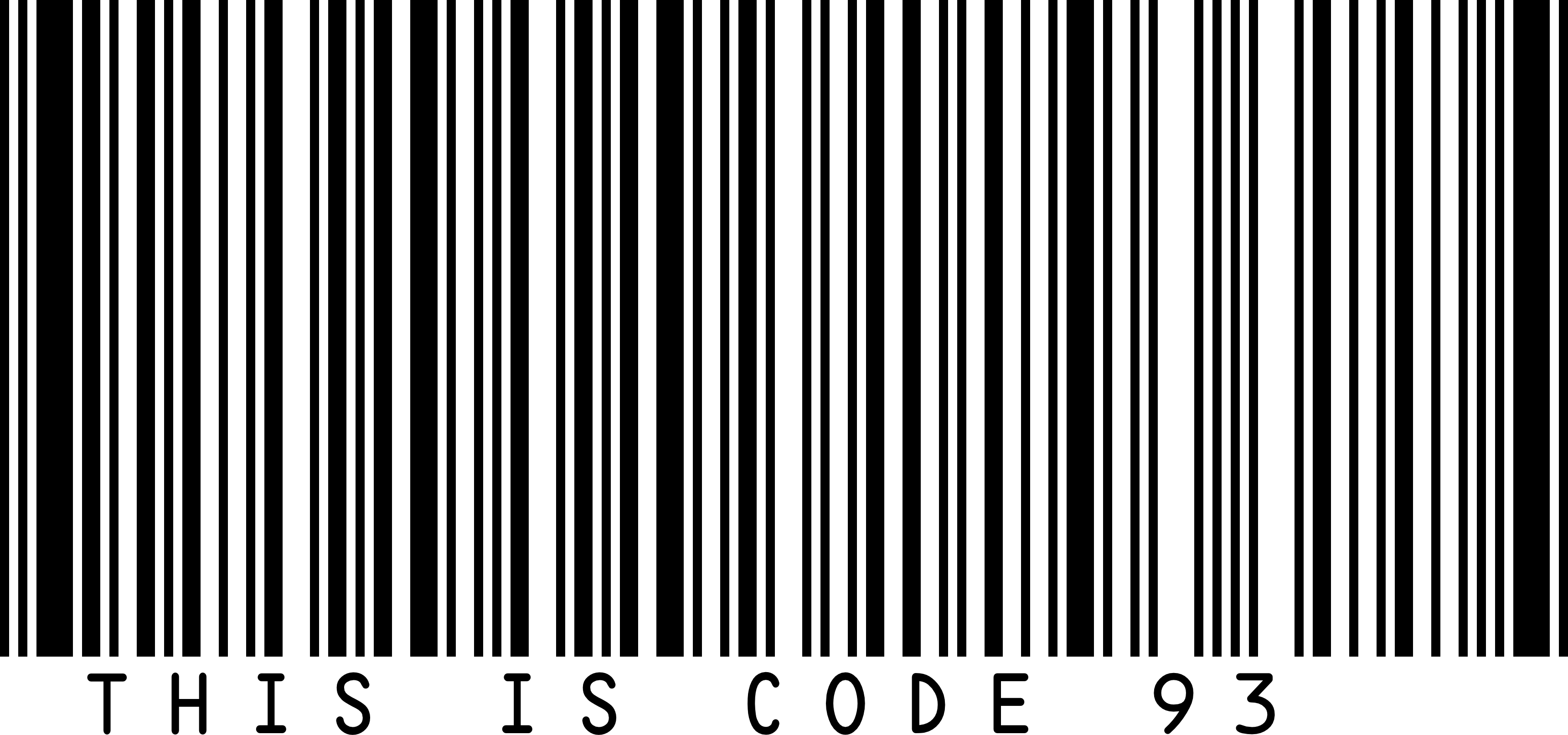 Example Code93 Barcode