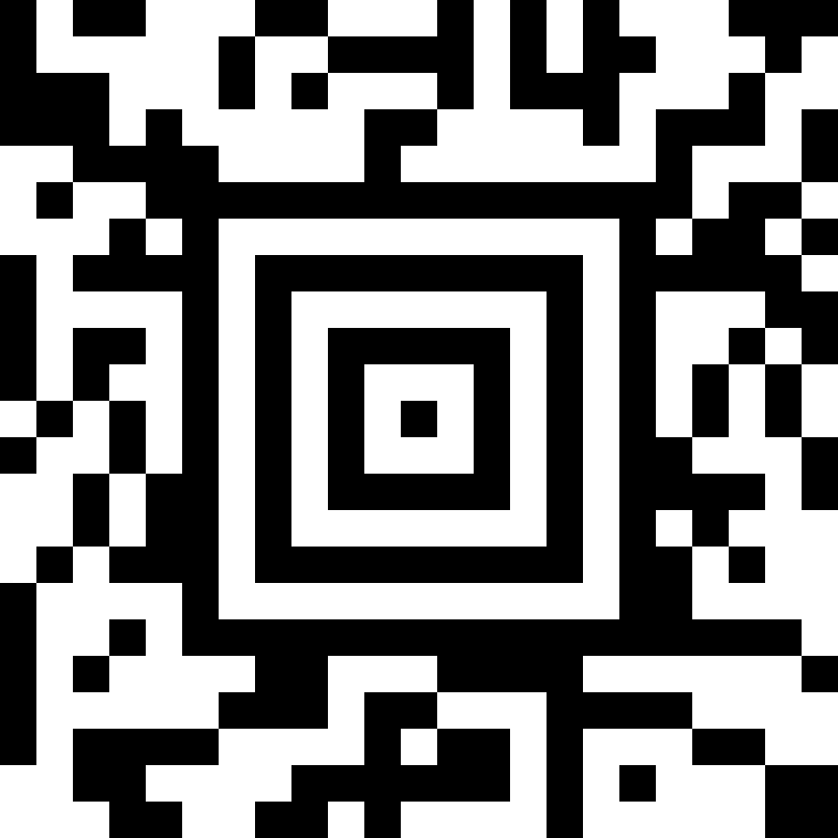 Example of Aztec barcode 